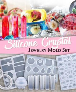 DIY Crystal Glue Jewelry Mold 83 Pcs Set