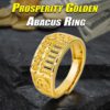 Prosperity Golden Abacus Ring