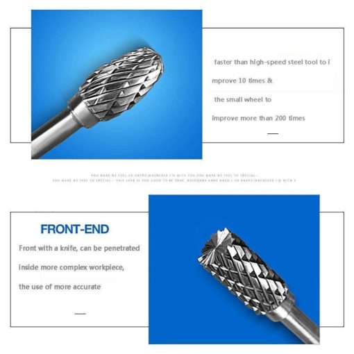 PREMIUM CARBIDE CUTTER ROTARY BURR SET