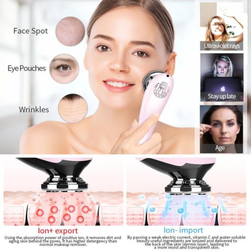 ANLAN EMS Facial Massager LED Light