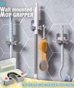 Wall Mounted Mop Gripper