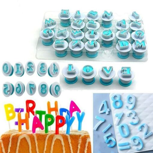 Alphabet Fondant Plunger Cutter