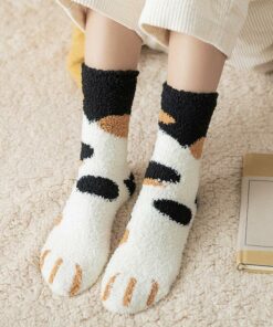 Cute Cat Cotton Socks