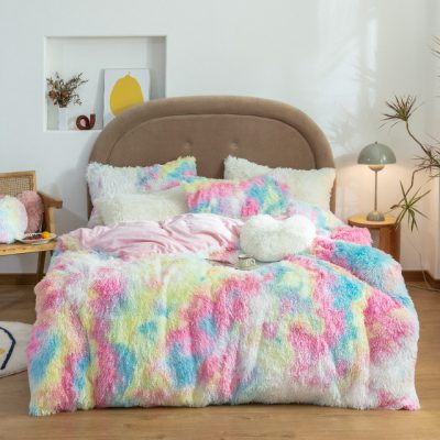 Fluffy Blanket With Pillow Cover