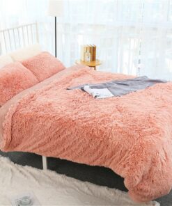 Fluffy Blanket With Pillow Cover