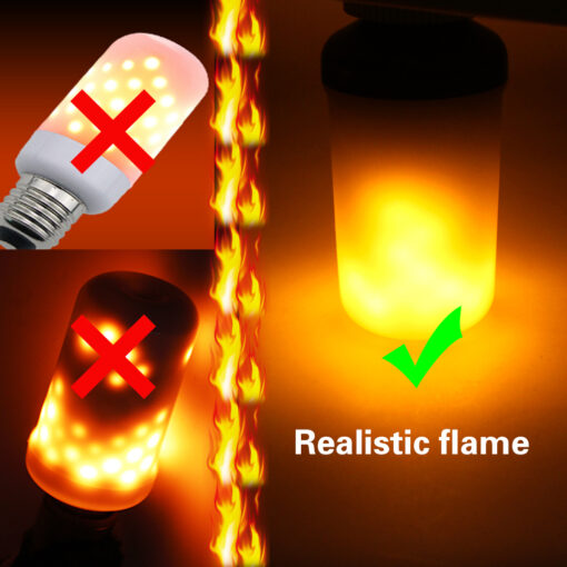 LED – Flaming Light Bulb