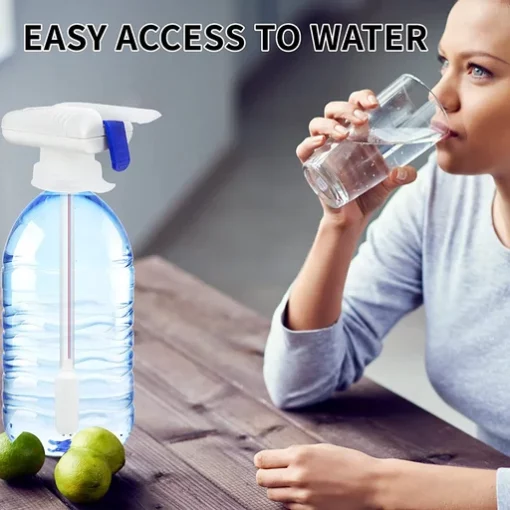 A Spill Proof Solution for Everyone! Magic Tap Electric Automatic Water Drink Beverage Dispenser Pouring from a family-size drink is heavy and easy to spill. With Magic Tap Automatic Drink Dispenser, you can just touch to dispense the drink from any containers. Magic Tap Electric Automatic Water Drink Beverage Dispenser Touch Trigger: Just touch the trigger and the drink will be dispensed automatically. No More Spills: No need to lift heavy drink containers. Even kids can get their own drinks. Magic Tap Automatic Drink Dispenser Magic Drink Tap turns any beverage container into an easy-to-use drink dispenser that eliminates the need to lift heavy bottles, and also prevents spills, drips, and waste. Designed to be used with hot or cold beverages, Magic Tap Automatic Drink Dispenser has a battery-powered motor to draw drinks up through the straw and out of the dispenser. Now, kids can get their own glass of juice, or you can quickly add milk to your bowl of cereal. Magic Tap Automatic Drink Dispenser Universal cap fits most bottles and jugs Not for use with carbonated beverages Each requires 2 AA batteries, not included Magic Tap Automatic Drink Dispenser Magic Drink Dispenser Tap allows you to pour your favorite beverages quickly and easily without making a mess! Magic Tap is your spill proof solution! Magic Drink Dispenser Tap is a Spill Proof Automatic Drink Dispenser. Lifting heavy drink containers can be difficult, especially for little ones, and make it very hard to pour without spilling. Now, with Magic Tap Electric Automatic Drink Dispenser, the kids can pour their own juice and even milk in their cereal without spilling! The powerful battery operated motor is the secret to Magic Tap Automatic Drink Dispenser, it draws your drink up the super straw and then out the spout without spilling a drop. It couldn’t be easier! Magic Tap Automatic Drink Dispenser Magic Tap Electric Automatic Water Drink Beverage Dispenser Features: No more spills or drips Kids can get their own drinks Universal cap that fits most containers Kids can help themselves No more lifting heavy drink containers Eliminates heavy lifting and pouring Powerful battery operated motor Battery operated so you can use anywhere Magic Tap Automatic Drink Dispenser