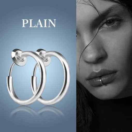 Non-Piercing Septum Earrings Hoop