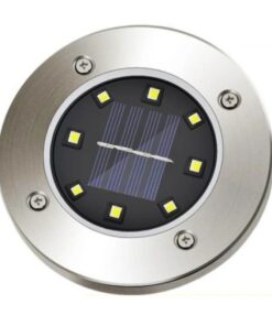 Waterproof Solar Powered LED Disk Light