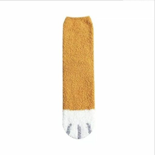 Winter Cat Claws Warm Sleep Floor Socks