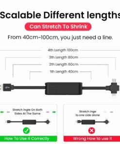 3 In 1 Charging Cable Roll