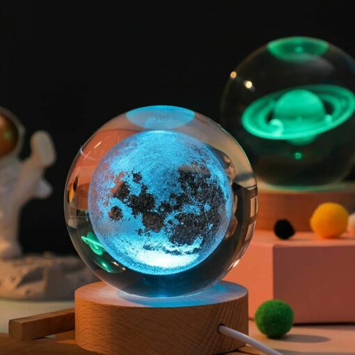 3D Planet Crystal Ball