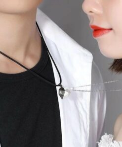 Couples Magnetic Heart Pendants