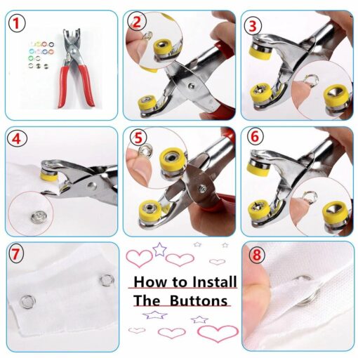 Invisible Seamless Buckle DIY Snap Tool