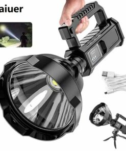 Rechargeable Handheld Spotlight Flashlight-High Lumens