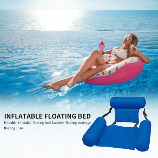 Inflatable Swimming Floating Bed & Lounge Chair