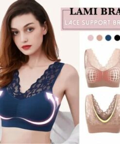 LAMI BRA – Push Up Comfort Super Elastic Breathable Lace Bra