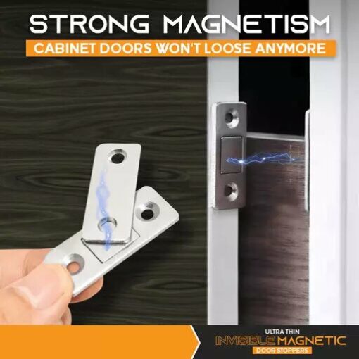 Invisible Magnetic Cabinet Door Stoppers