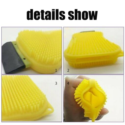 3-in-1 Premium Silicone Re-Kitchen Sponge