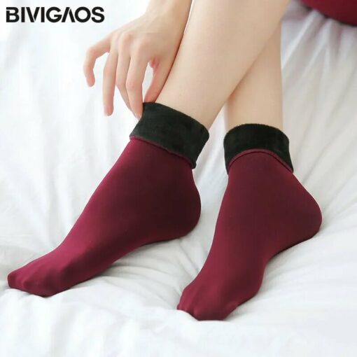 SNUGLY VELVET WINTER THERMAL SOCKS