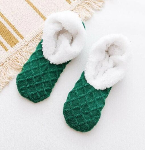 Thick Woolen Socks Slippers