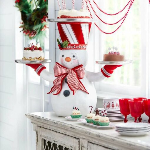 Christmas Snowman Treats Holder