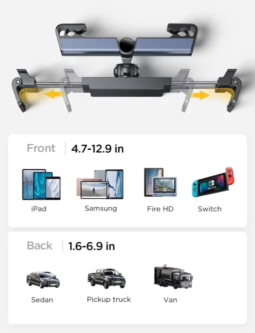 HEADREST TABLET MOUNT