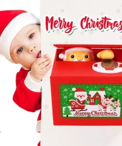 Santa Saving Money Box