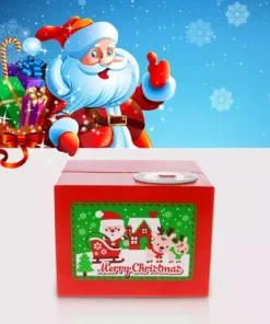 Santa Saving Money Box