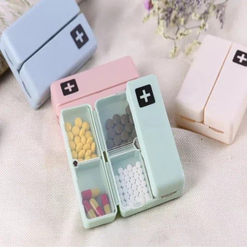 7 Compartments Portable Pill Case - Image 4