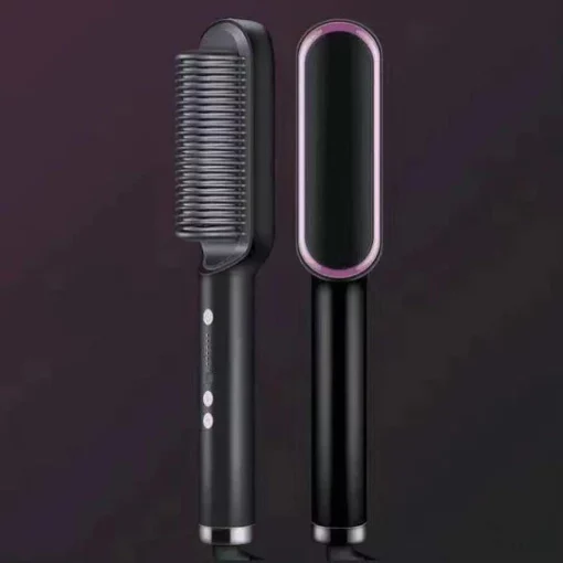 Anti Fuzzy Hair Straightener Brush - Image 5