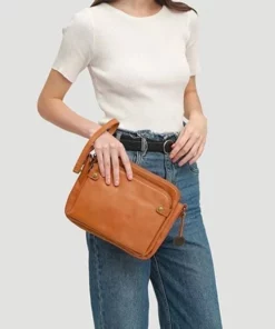 Crossbody Leather Shoulder Bags and Clutches