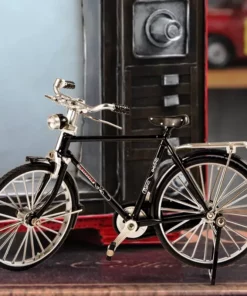 Retro Bicycle Model Ornament For Kids