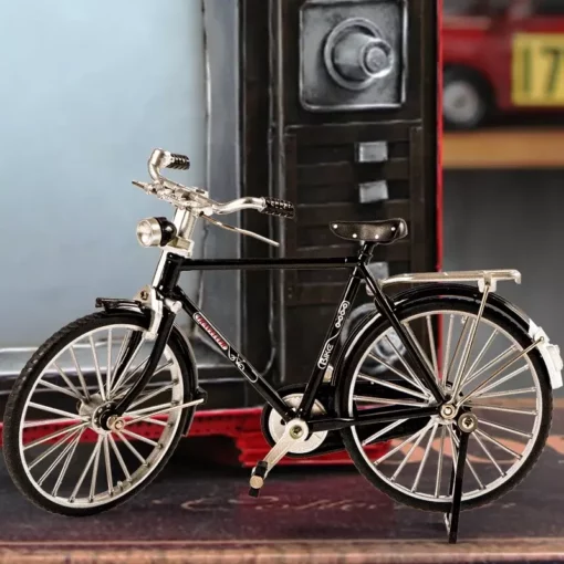 Retro Bicycle Model Ornament For Kids