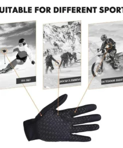 WARM THERMAL GLOVES CYCLING RUNNING DRIVING GLOVES