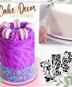 Cake Decorating Lace Stencils Set