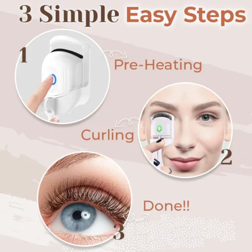 MuDina™ 4D Curly Heated Eyelash Curler - Image 4