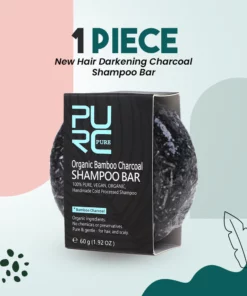 New Hair Darkening Charcoal Shampoo Bar