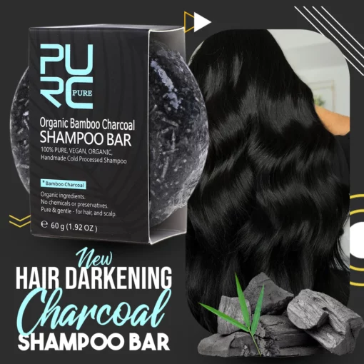 New Hair Darkening Charcoal Shampoo Bar - Image 2