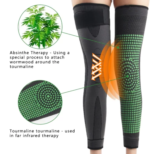 Tourmaline Acupressure Self-Heating Shaping Knee Sleeve - Image 3