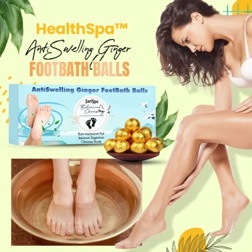 HealthSpa™AntiSwelling Ginger FootBath Balls - Image 6