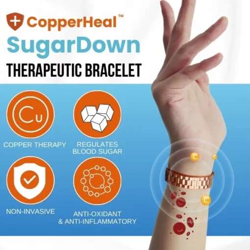 CopperHeal™ SugarDown Therapeutic Bracelet - Image 2