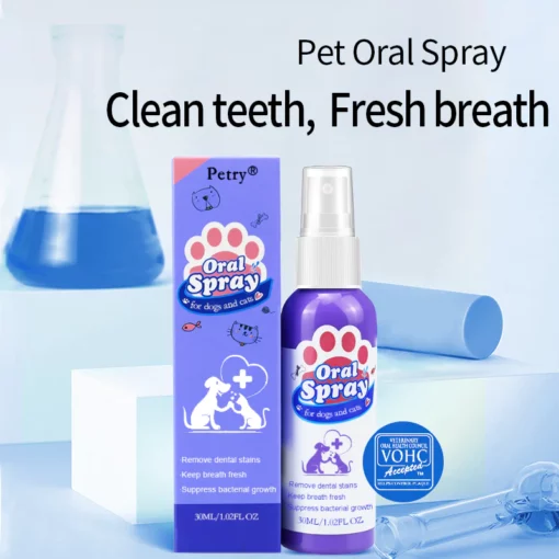 Petry® Teeth Cleaning Spray for Dogs & Cats - Image 2