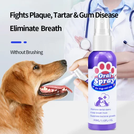 Petry® Teeth Cleaning Spray for Dogs & Cats - Image 3