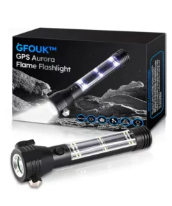 GFOUK™ GPS Aurora Flame Flashlight