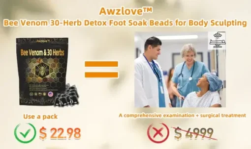 Awzlove™ Bee Venom & 30-Herb Detox Foot Soak Beads for Body Sculpting - Image 13