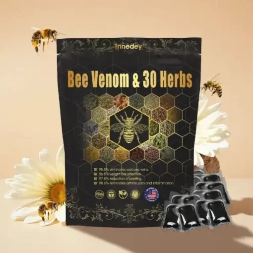 Bee Venom & 30-Herb Detox Foot Soak Beads for Body Sculpting