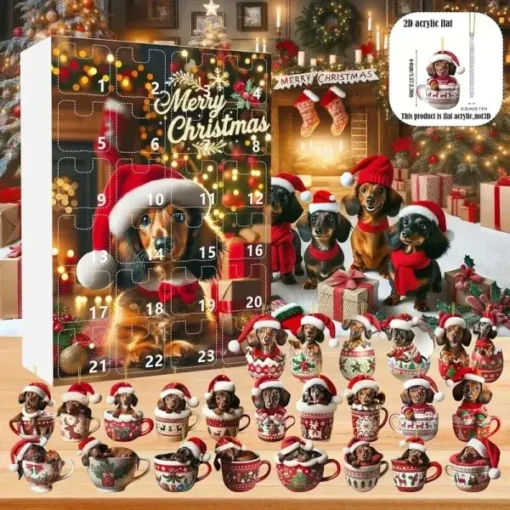 Christmas Dachshund Advent Calendar - Image 12