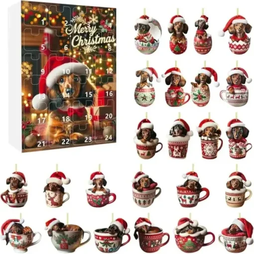 Christmas Dachshund Advent Calendar - Image 8