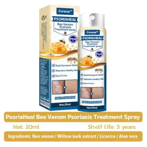 Cvreoz™ PsoriaHeal Bee Venom Psoriasis Treatment Spray - Image 8